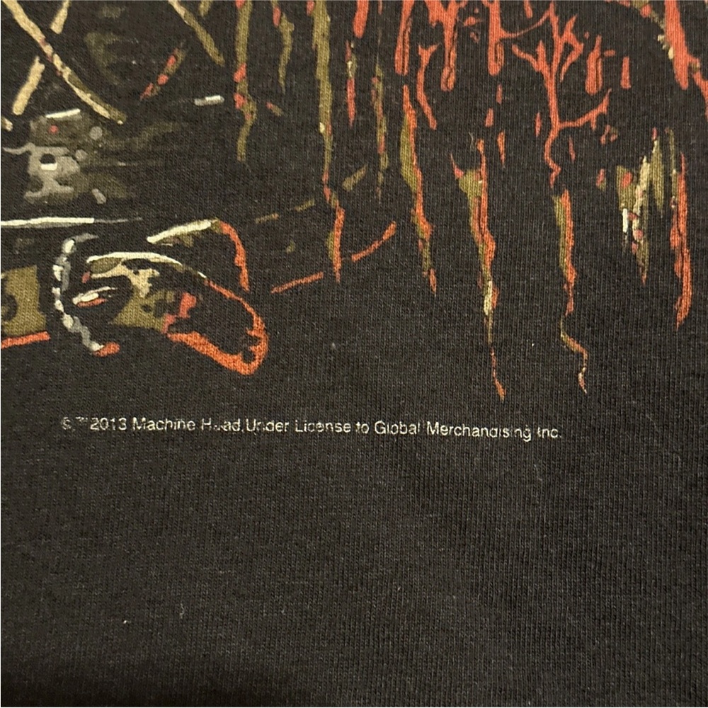 2013 Machine Head This Is Not A Game T-shirt Double Sided Graphics Metal Band - Picture 6 of 6